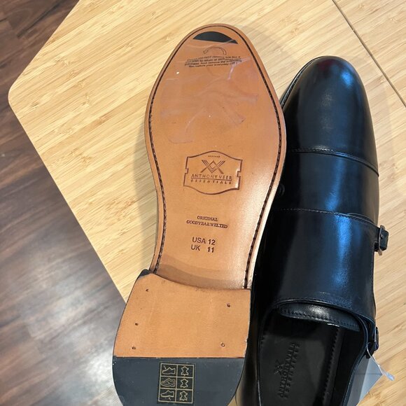 Anthony Veer Roosevelt II Double Monk Strap Shoes 12D main image 5